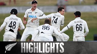 Mitchell Santner amazing catch seals Test win  1st Test Day 5 HIGHLIGHTS  BLACKCAPS v Pakistan [upl. by Tumer]