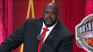 Shaquille O’Neal’s Basketball Hall of Fame Enshrinement Speech [upl. by Noakes]