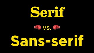 Serif vs Sansserif What do FONTS say about your brand [upl. by Lamee]