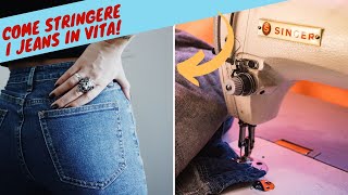 Come Stringere i Jeans in Vita Corso di Cucito [upl. by Warwick]