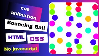 Learn How to Make a Bouncing Ball Animation with CSS in 11 Minutes [upl. by Nort]