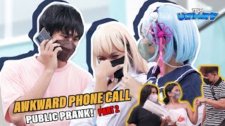 Awkward Phone Call Prank Part 2 quotHokage Movesquot [upl. by Ahsyek693]