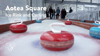 Aotea Square Ice Rink and Curling 2024 [upl. by Bevin]