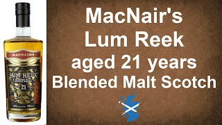 MacNairs Lum Reek aged 21 years  Billy Walker Blended Malt Scotch Review by WhiskyJason [upl. by Stacey]