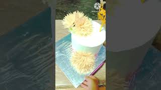 cake cakedecoration recipe howtomakebrownieathome nikahthemecakeanniversarycake [upl. by Swithbert]