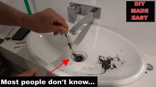 Unclog a blocked sink drain  4 main ways [upl. by Tehc]