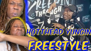 Can’t Believe This 🤯‼️ HottHead Yungin quot Kreepin Through The Streetz quot Freestyle Reaction 🔥 [upl. by Nedaj]