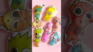 Making Incredibox Sprunki Squishy Paper  Simon  Oren  Pinki  Raddy  Owakcw … Ghes Handmade [upl. by Yllehs201]