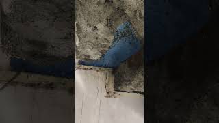 Terrace leakage ceiling area problem solution injection treatment work construction [upl. by Nrojb]