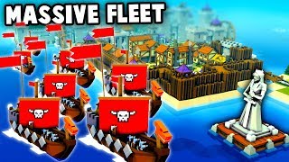 BIGGEST Viking Invasion Ever Unstoppable Fleet Kingdoms and Castles New Update Gameplay [upl. by Moulden717]