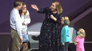 Adele  Family On Stage  Live From Boston 09142016 [upl. by Chaim]