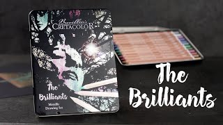 The Brilliants  Metallic Drawing Set by CRETACOLOR [upl. by Ecinrev]