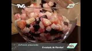 Receta para preparar Ensalada de Navidad [upl. by Nohsar]