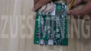 AntminerS9 control board down frequency repair firmware video tutorial [upl. by Dorin]