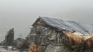 Best Life in The Nepali Himalayan Village During The Winter । Best Compilation Video Rainy time [upl. by Mailliw]