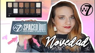 NOVEDAD W7 SPACED OUT  NUEVA PALETA DE SOMBRAS  REVIEW Y PRIMERAS IMPRESIONES [upl. by Dnanidref731]