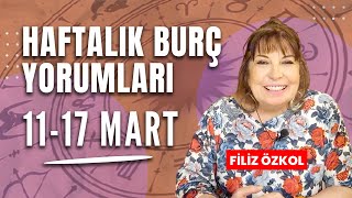 FİLİZ ÖZKOL İLE HAFTALIK BURÇ YORUMLARI  11  17 MART 2024 [upl. by Kathryne214]