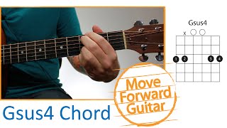 Guitar Chords for Beginners  Gsus4 [upl. by Sairacaz6]