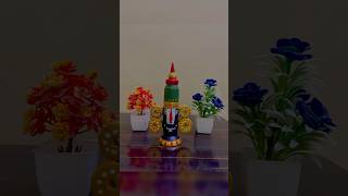 DIY Lord Venkateswara idol making from glue bottle reuse of plastic glue bottle Home decors ideas [upl. by Hsina]