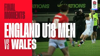 The final minutes of England U18 Men v Wales were WILD [upl. by Shel]