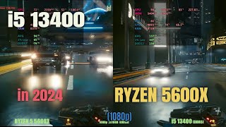 Intel i5 13400 vs Ryzen 5600x in 2024 [upl. by Izogn]