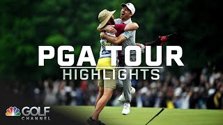 PGA Tour highlights Taylor wins RBC Canadian Open in epic playoff  Golf Channel [upl. by Rockwood]