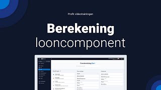 Berekening looncomponent [upl. by Pasadis921]