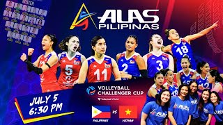 🔴LIVE AVC CHALLENGER CUP 2024 LIVE PHI VS VIETNAM ALAS PILIPINAS LIVE SCOREBOARD amp COMMENTARY [upl. by Ahsaeyt652]