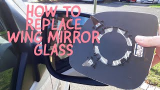 How to Replace Heated Wing Mirror Glass  VW T51  T6 [upl. by Ahsemot]