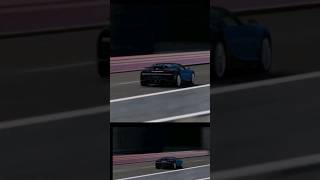 Bugatti Chiron Full Speed Overtaking Ferrari Enzo in Tunnel GT7 Short [upl. by Erde]