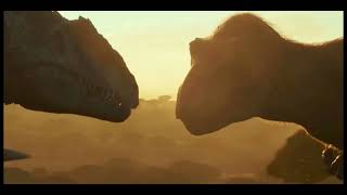 Jurassic Word Dominion Prologue Giganotosaurus vs Feathered T Rex if they had subtitles [upl. by Crawley]