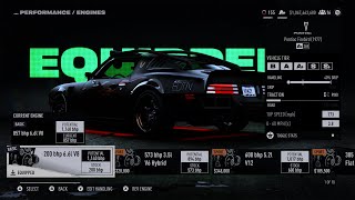 Pontiac Firebird 1977 A Class Race Build NFS Unbound [upl. by Lait]