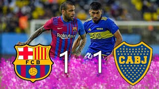 Boca 1 vs Barcelona 1  Copa Maradona  Partido Completo [upl. by Alyworth588]