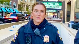 Crazy cop tackles cameraman for taking pictures MUST SEE 1st amendment audit fail [upl. by Ernald]