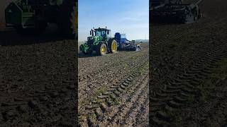 John Deere 6215R  Kockerling Vitu 600 video farming seedplanting [upl. by Imoen]