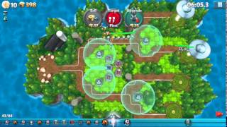 Tower Madness 2 41 Cascade Hard 4 Stars [upl. by Naujahs]