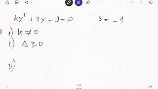 Matematica Equazioni parametriche Condizioni sulla somma e sul prodotto delle radici [upl. by Kannry]