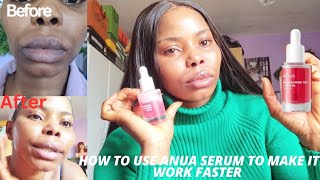 ANUA DARK SPOTS CORRECTOR SERUM my honest review [upl. by Aleicarg398]