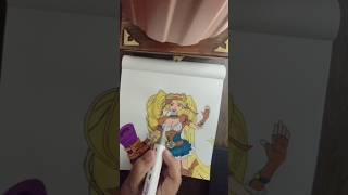 Layla Mobile legends 👩🏻🔥🗡️⚔️ mobilelegends coloring drawing artwork sketch animesatisfying [upl. by Yensehc]