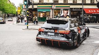 Jon Olsson’s Audi RS6 DTM – most sought after car in the history of Uber Stockholm [upl. by Edric]