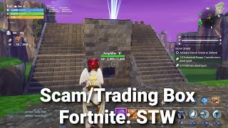 How To Build a Trading Box in Fortnite STW [upl. by Aytak264]