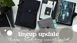 lets talk about notebooks • my current system  what didnt work  planner amp journal lineup update [upl. by Mac]