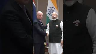 PM Modi holds bilateral meeting with PM Christopher Luxon of New Zealand  shorts [upl. by Aloysius]