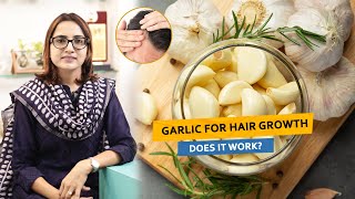 Garlic For Hair Growth Does It Work   Dr Deepika Lunawat [upl. by Llenrac473]