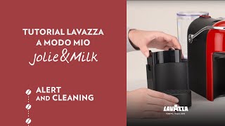 Lavazza A Modo Mio JolieampMilk  Tutorial alert and cleaning  Lavazza [upl. by Ecirtemed]