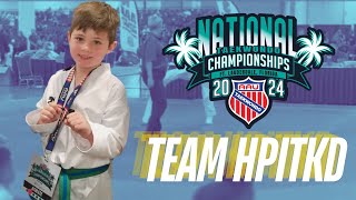 Jacobys Match At The 2024 AAU Taekwondo Nationals [upl. by Beutner]