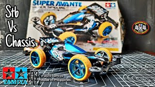 TAMIYA MINI 4WD SUPER AVANTE BLACK SPECIAL VS CHASSIS STB  36 [upl. by Maon414]