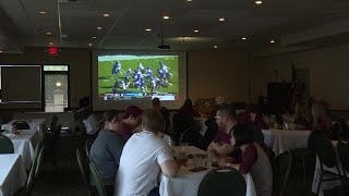 Griz fans enjoy watch party at the Still Room in Missoula [upl. by Lenoj]