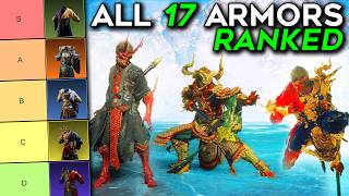 All Black Myth Wukong ARMOR Tier List  SPOILER FREE  Ranking EVERY Single Armor Set  syrobe [upl. by Annyahs]