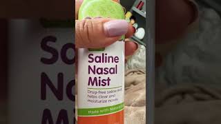 How to use saline nasal mist spray for babies 0  12 [upl. by Berlinda]